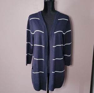 Christopher & Banks Striped Cardigan